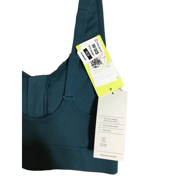 All in Motion Size XS Medium Support Sports Bra NWT - Picture 3 of 6
